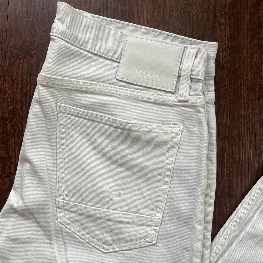 Hudson AXL Men’s Jeans in Soft Gray Slim Fit Sz 33